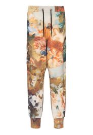 Balmain Jogginghose mit grafischem Print - Nude