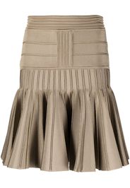 Balmain seam-detail knit miniskirt - Nude