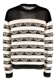 Balmain logo-print jumper - Nude