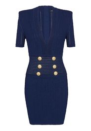 Balmain Kleid mit Zierknöpfen - 6UC