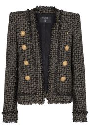 Balmain Doppelreihiger Tweed-Blazer - EAD