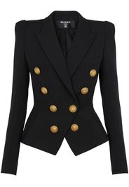 Balmain Doppelreihiger Blazer - Schwarz