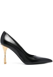 Balmain Moneta 95mm leather pumps - Schwarz