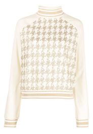 Balmain glitter-detail sweatshirt - Weiß