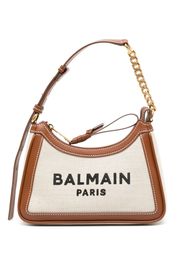 Balmain B-Army logo-print shoulder bag - Nude