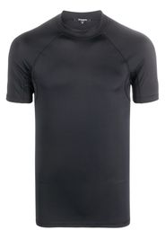 Balmain T-Shirt mit Stehkragen - Schwarz