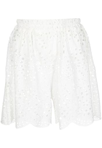 Bambah Gehäkelte Shorts - Weiß