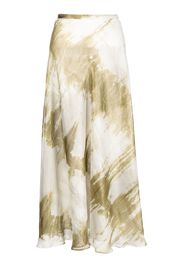 Bambah tie-dye A-line midi skirt - Grün