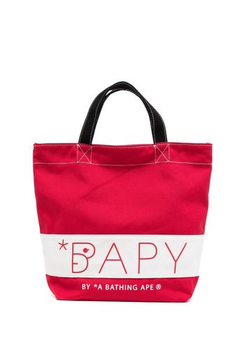 BAPY BY *A BATHING APE® logo-print tote bag - Rot