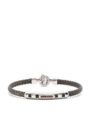 Barakà diamond-detail rope-chain bracelet - Schwarz