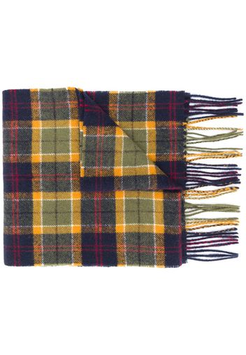 Barbour tartan lambswool scarf - Grün