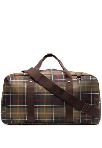 Barbour Karierte Reisetasche - Grün