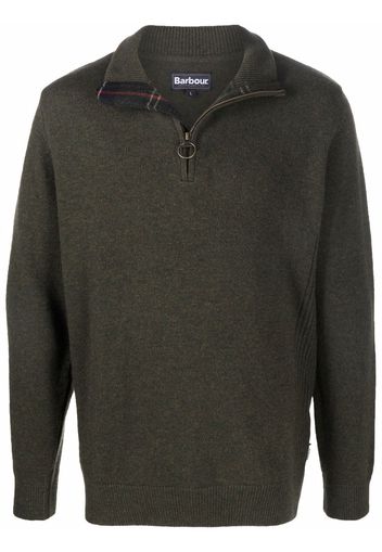 Barbour Pullover mit Reißverschluss - Grün