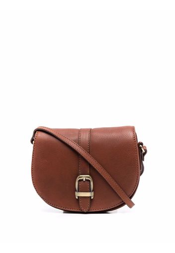 Barbour Laire leather saddle bag - Braun