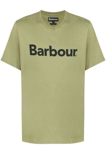 Barbour T-Shirt mit Logo-Print - Grün