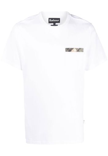 Barbour T-Shirt mit Brusttasche - Weiß