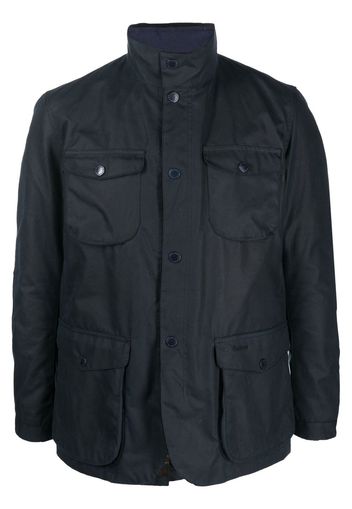 Barbour single-breasted fitted jacket - Blau