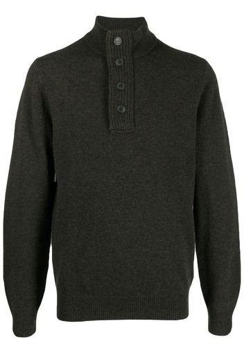 Barbour button-front pullover jumper - Grün