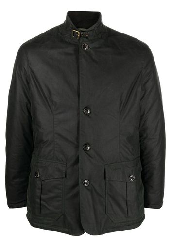 Barbour Lutz wax jacket - Schwarz