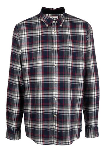 Barbour check button-down shirt - Blau