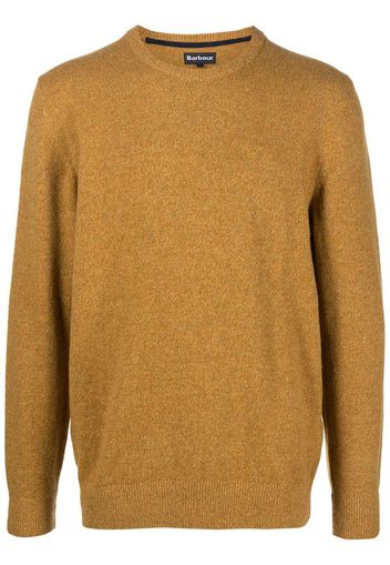 Barbour fine-knit ribbed-trim jumper - Gelb