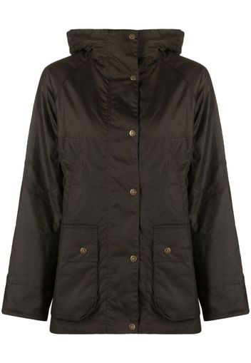 Barbour button-up hooded jacket - Grün