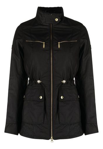 Barbour funnel-neck zipped jacket - Schwarz