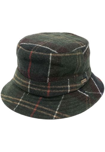 Barbour tartan-pattern bucket hat - Grün