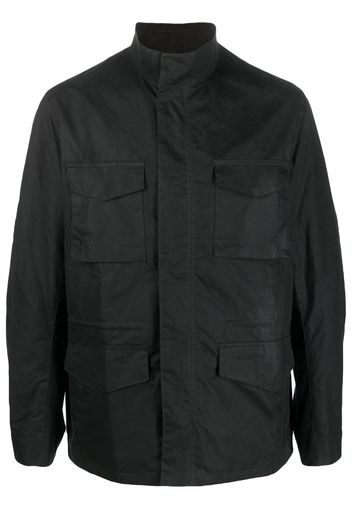 Barbour patch-pocket field jacket - Grau