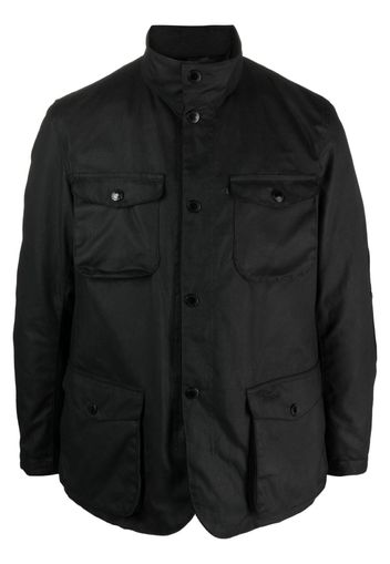 Barbour Ogston waxed cotton jacket - Schwarz