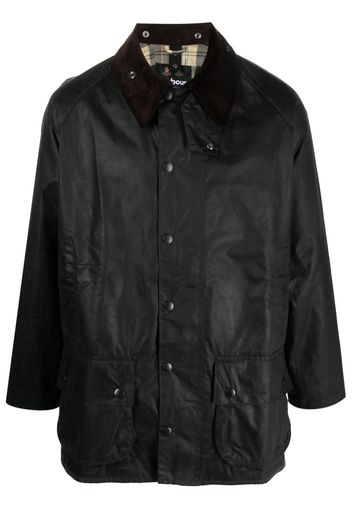 Barbour single-breasted button-fastening coat - Grün