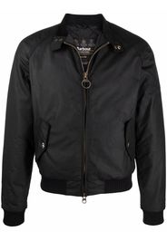 Barbour Gewachste Jacke mit Reißverschluss - Schwarz