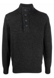 Barbour Pullover mit Knopfleiste - Grau