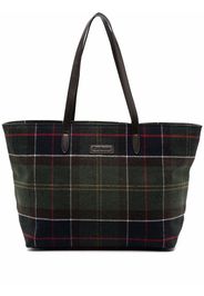 Barbour tartan-check print tote bag - Grün