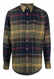 Barbour check-print button-up shirt - Blau