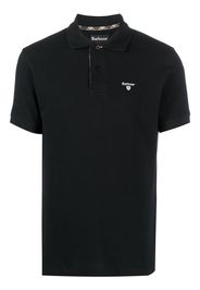 Barbour logo embroidered polo shirt - Schwarz