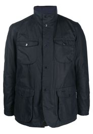 Barbour single-breasted fitted jacket - Blau