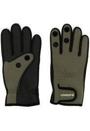 Barbour logo-thumb grippy gloves - Grün