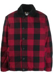 Barbour check-pattern button-up jacket - Schwarz