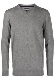 Barbour V-neck wool jumper - Grau