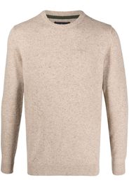 Barbour mélange-effect crew-neck jumper - Nude