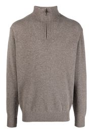 Barbour half-zip wool jumper - Braun