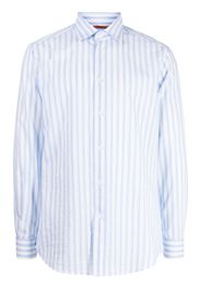 Barena striped poplin shirt - Weiß