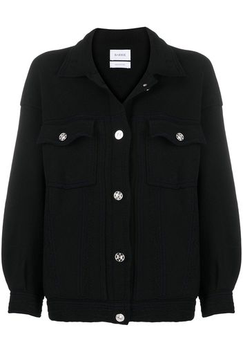 Barrie Gerippter Cardigan - Schwarz