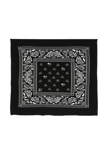 Barrie bandana-print scarf - Schwarz