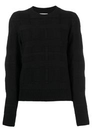 Barrie Pullover mit Schottenkaro - Schwarz
