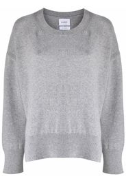 Barrie Klassischer Kaschmirpullover - Grau