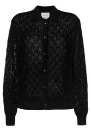 Barrie cashmere lace shirt - Schwarz