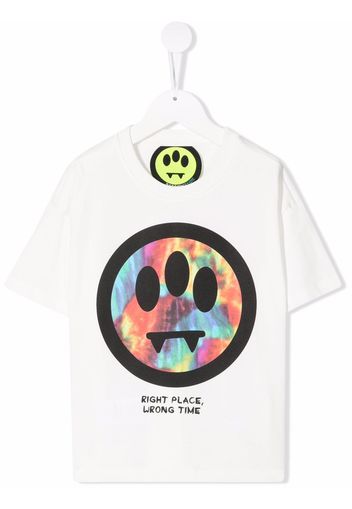 Barrow kids graphic-print short-sleeve T-shirt - Weiß