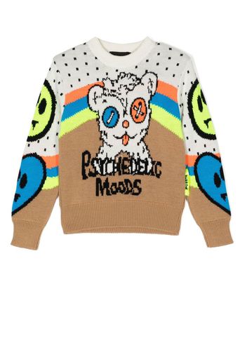 Barrow kids intarsia knit jumper - Mehrfarbig